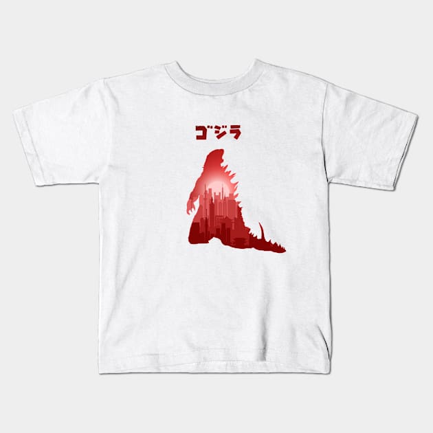 Godzilla Kids T-Shirt by Cmmndo_Sev